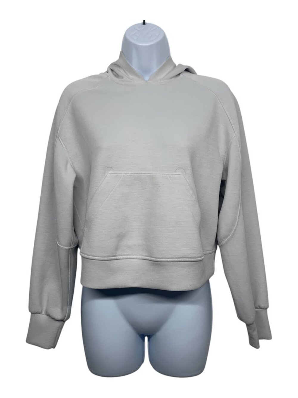 Lululemon Women size 2 Ivory Softstreme Hoodie Pullover RN 106259